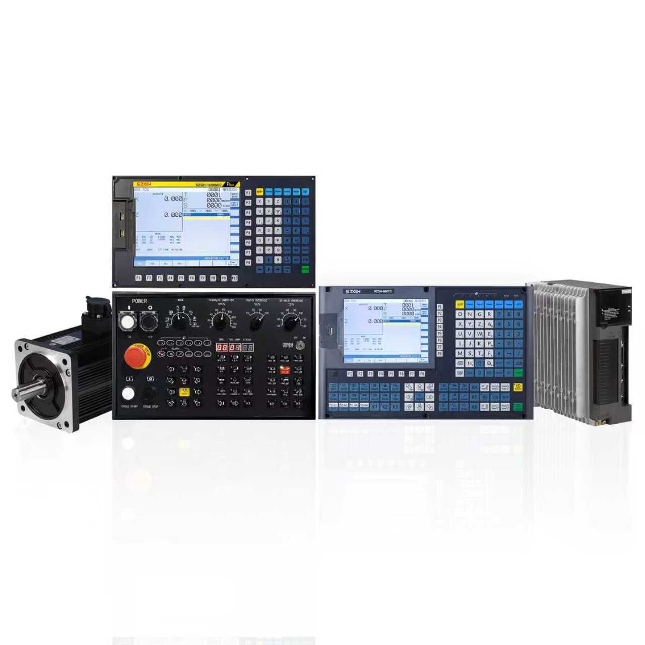 CNC Retrofit Solutions（CNC Controller；Servo motor and Driver；Spindle motor and Driver）